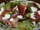 Salat mit warmen Feigen - Rezept