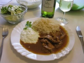 Gyrospfanne  - leicht und trotzdem lecker - Rezept