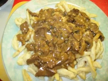 Rezept: Straussen Geschnezeltes an Pilzen mit Rahmsauce Bild Nr. 2 Straussen Geschnezeltes an Pilzen mit Rahmsauce - Rezept - Bild Nr. 2