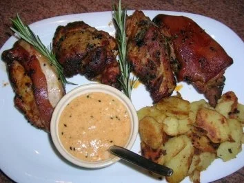 Rezept: Spanferkel mit Mojo Picon und Röst-/Bratkartoffeln Bild Nr. 2 Spanferkel mit Mojo Picon und Röst-/Bratkartoffeln - Rezept - Bild Nr. 2