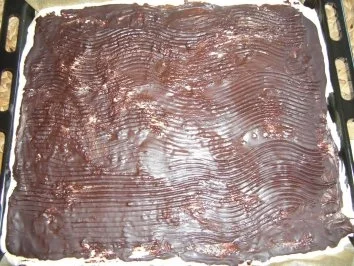 Rezept: Donauwellen mit Mandelstiften Donauwellen mit Mandelstiften - Rezept