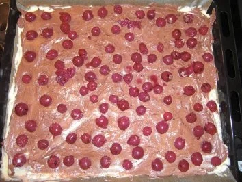 Rezept: Donauwellen mit Mandelstiften Bild Nr. 2 Donauwellen mit Mandelstiften - Rezept - Bild Nr. 2