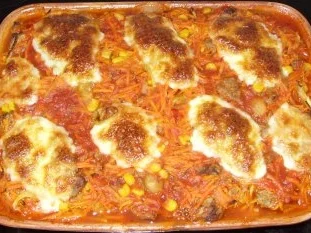 Auflauf herzhaft - Fruchtig-scharfer Auflauf - Rezept