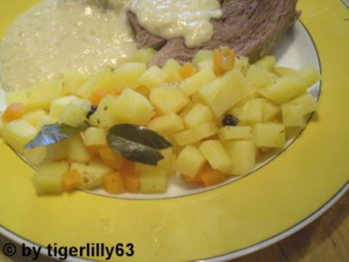 Bouillonkartoffeln Eine leckere Beilage zu gekochtem Rindfleisch oder Suppenfleisch. Rezept