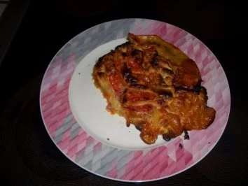 Blätterteigtaschen gefüllt mit Harzer- Käse, dazu Mausohrsalat - Rezept - Bild Nr. 5