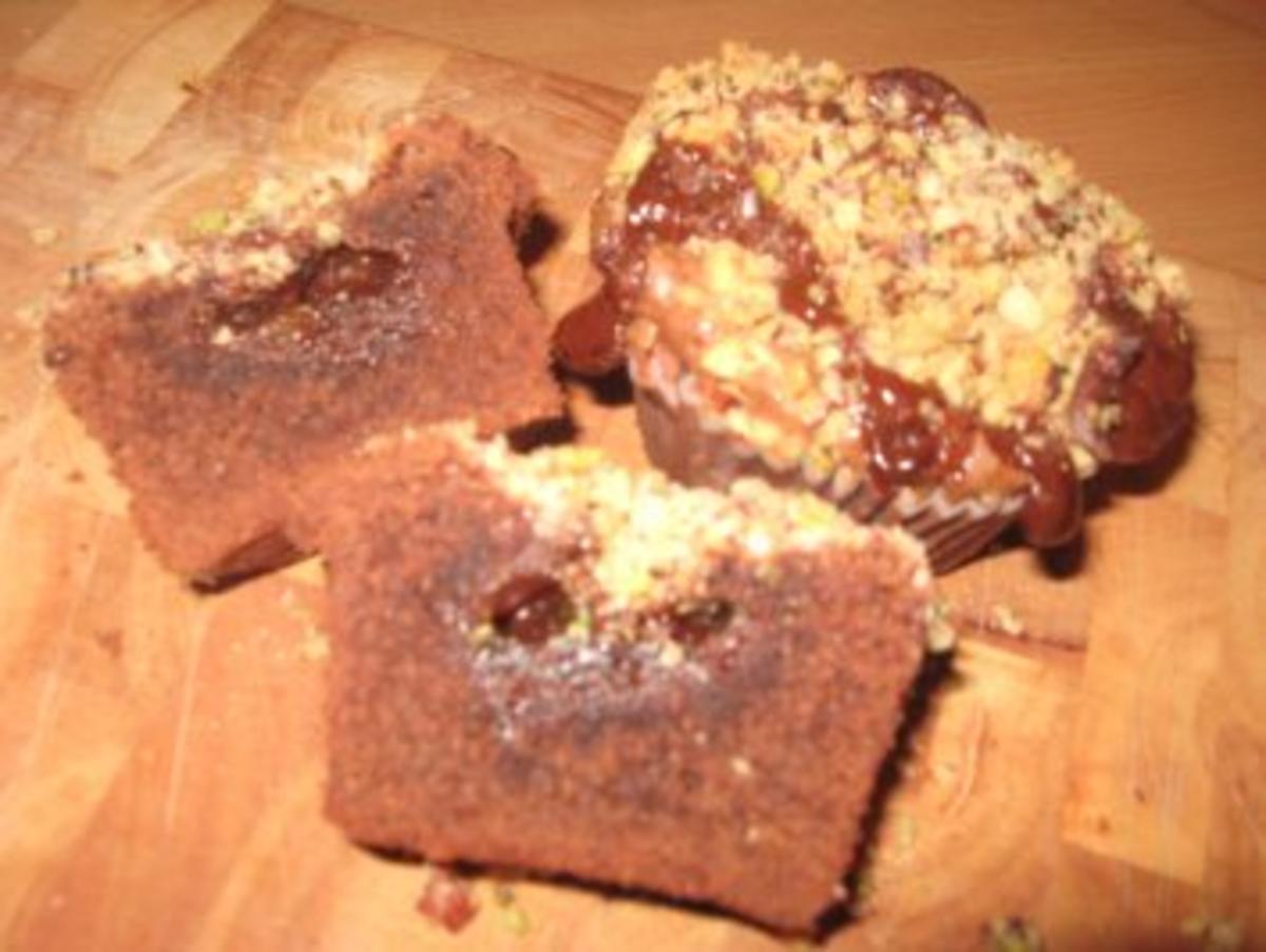 Brownie-Toffee-Muffins - Rezept