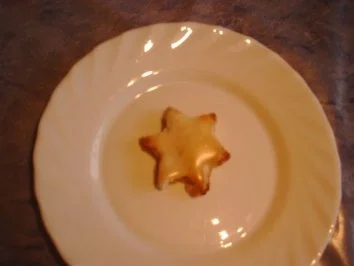 Zimtsterne mit Marzipan - Rezept