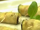 Auberginen-Ricotta-Röllchen - Rezept