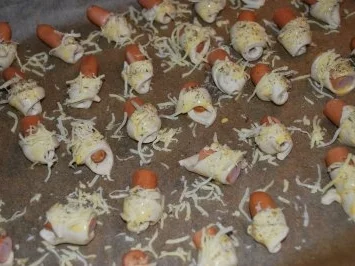 Rezept: Pizza-Würstchen Bild Nr. 2 Pizza-Würstchen - Rezept - Bild Nr. 2