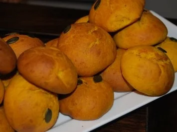Kürbisbrötchen - Rezept