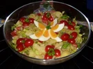 Rezept: Bunter Kartoffelsalat mit Würstchen Bunter Kartoffelsalat mit Würstchen - Rezept