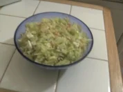 Porree-Sellerie- Apfelsalat - Rezept