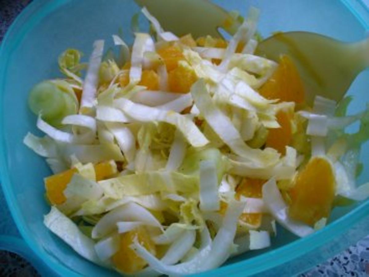 Chicorée-Salat mit Orangen - Rezept - Bild Nr. 4