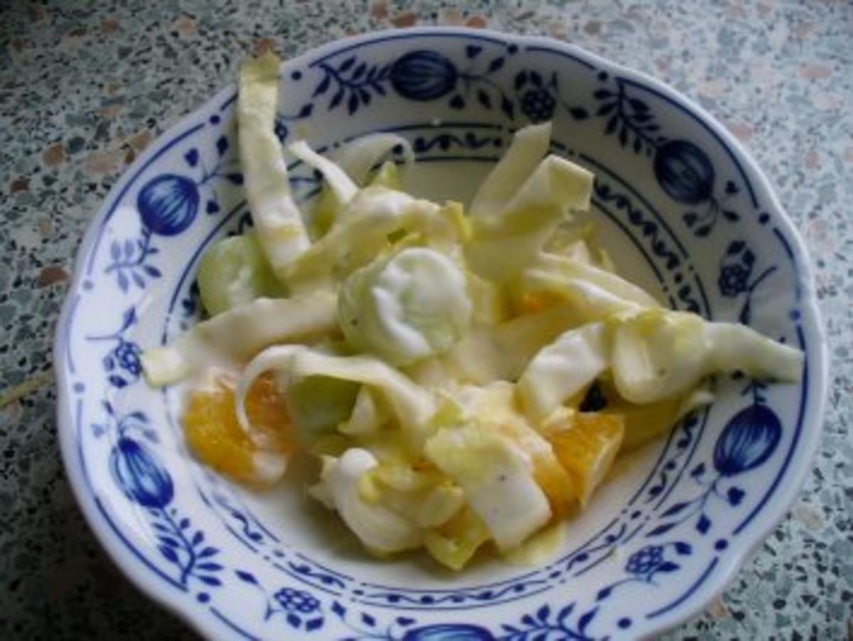 Chicorée-Salat mit Orangen - Rezept