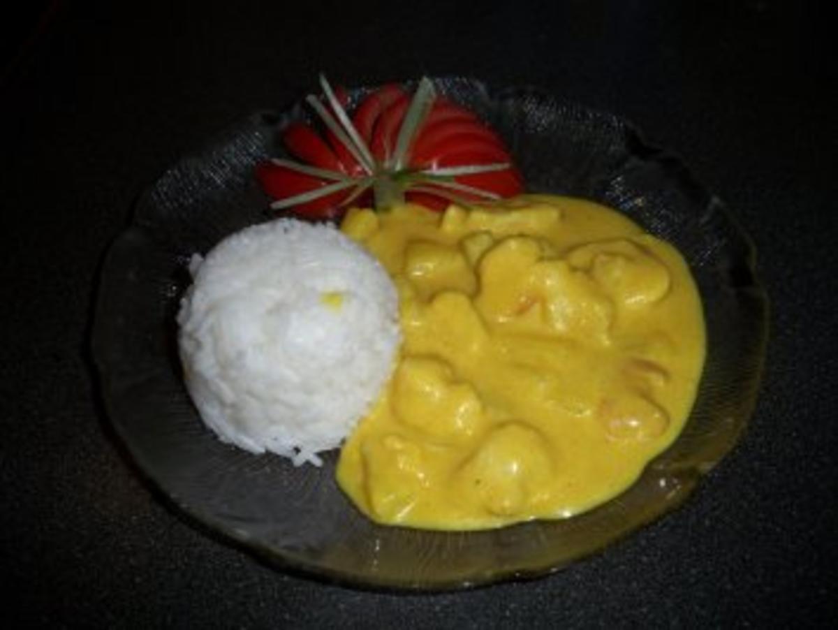 Putencurry mit Ananas und Kokosmilch - Rezept