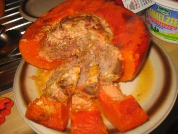 Fleisch: Gefüllter Hokaido aus dem Backofen! - Rezept - Bild Nr. 3