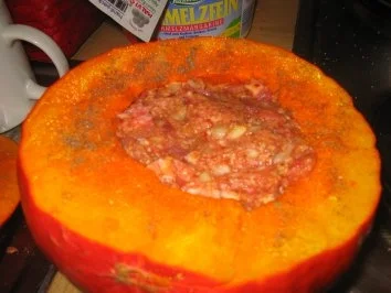 Fleisch: Gefüllter Hokaido aus dem Backofen! - Rezept - Bild Nr. 4