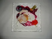 Mille feuille mit zweierlei Beeren und Vanillecreme - Rezept