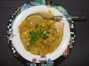 Rezept: Suppe - Curry - Kohlrabi - Kartoffel - Apfelsuppe Suppe - Curry - Kohlrabi - Kartoffel - Apfelsuppe - Rezept