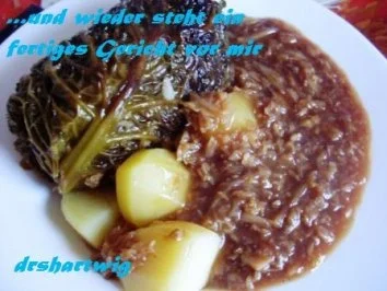 Rezept: Hauptgericht~Wirsingkohlrouladen Hauptgericht~Wirsingkohlrouladen - Rezept