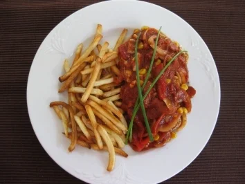 Mr. Hot Cutlet loves Miss Potato Stick - Rezept