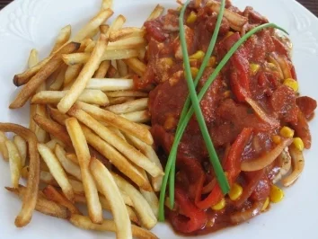 Mr. Hot Cutlet loves Miss Potato Stick - Rezept