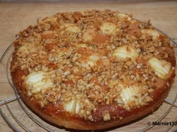 Apfelkuchen mit Walnuss-Calvados Krokant - Rezept - Bild Nr. 9