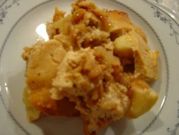 Apfel-Quark-Auflauf mit Honig-Pops... - Rezept