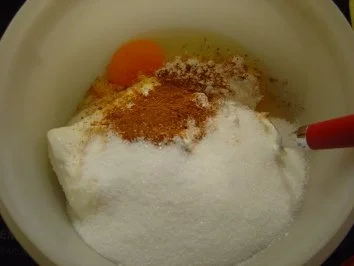 Apfel-Quark-Auflauf mit Honig-Pops... - Rezept - Bild Nr. 3