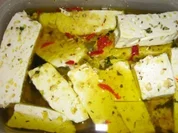 Eingelegter Käse - Rezept