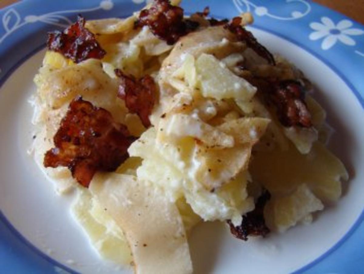 Kartoffel-Apfel-Gratin (ohne Käse) - Rezept - Bild Nr. 4