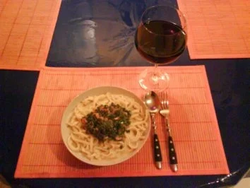 Rezept: Nudeln: Spätzle mit Mangold-Sahnegemüse Nudeln: Spätzle mit Mangold-Sahnegemüse - Rezept