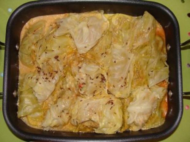 Krautwickel mit Hackfleisch