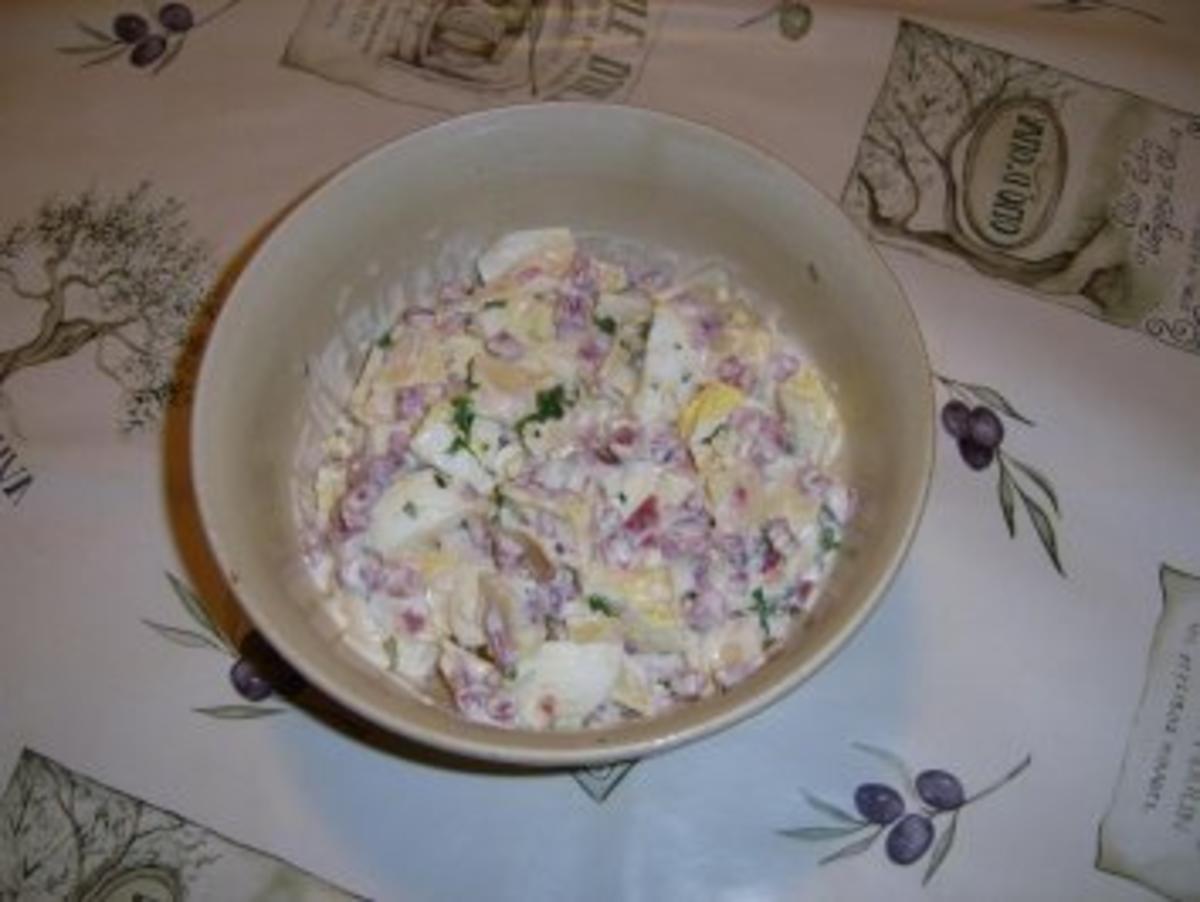Bilder für Eier-Specksalat mit Gouda und Estragon - Rezept