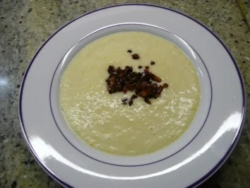 Chiccoreesuppe mit Speck - Rezept