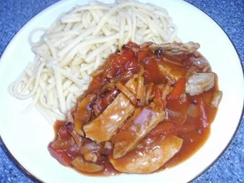 Rezept: Schweinefilet " Zigeuner Art " Schweinefilet " Zigeuner Art " - Rezept