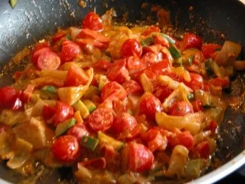 Schaschlikspieße mit Gemüse und Bulgur - Rezept - Bild Nr. 7