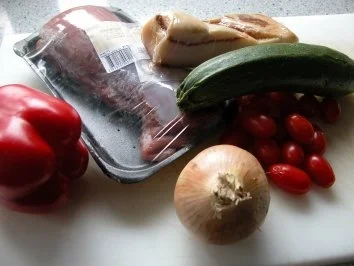 Schaschlikspieße mit Gemüse und Bulgur - Rezept - Bild Nr. 2