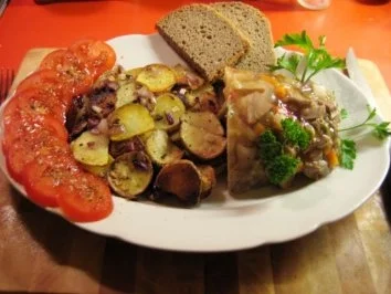 Rohgeröstete mit Hausm.-Sülze - Rezept - Bild Nr. 2