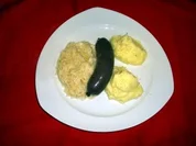 Rezept: Sauerkraut mit รpfel, Weiรwein, Honig und Sahne Sauerkraut mit รpfel, Weiรwein, Honig und Sahne - Rezept