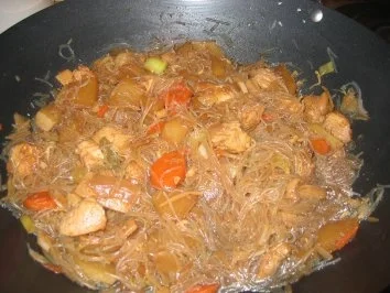 Asiatisch: Glasnudel Wok - Rezept