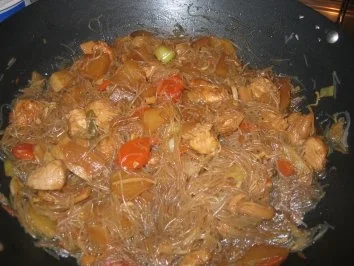 Asiatisch: Glasnudel Wok - Rezept - Bild Nr. 2