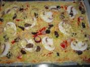 Mediterrane Pizza - Rezept