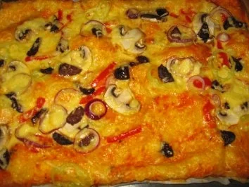Rezept: Mediterrane Pizza Bild Nr. 2 Mediterrane Pizza - Rezept - Bild Nr. 2