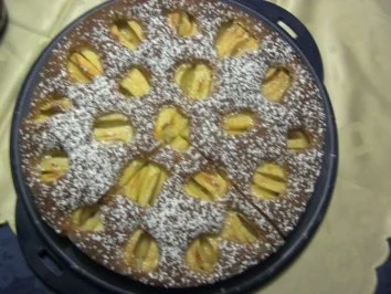 Backen: Versunkener Apfelkuchen - Rezept