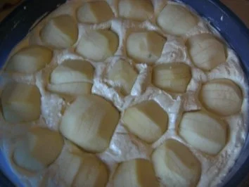 Backen: Versunkener Apfelkuchen - Rezept - Bild Nr. 2