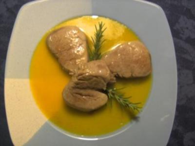 Fleisch: Schweinemedaillons in Mango-Zimt-Soße - Rezept