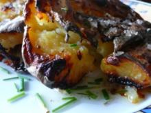 Biggis gequetschte Ofenkartoffeln mit Kardamon-Kümmel-Öl - Rezept