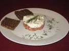 Lachstatar mit Frischkäse-Quark-Haube - Rezept