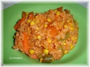 Hauptgericht deftig - Reistopf mit Fleischwurst - Rezept